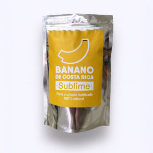 Banano orgánico liofilizado (rebanadas) - 100g